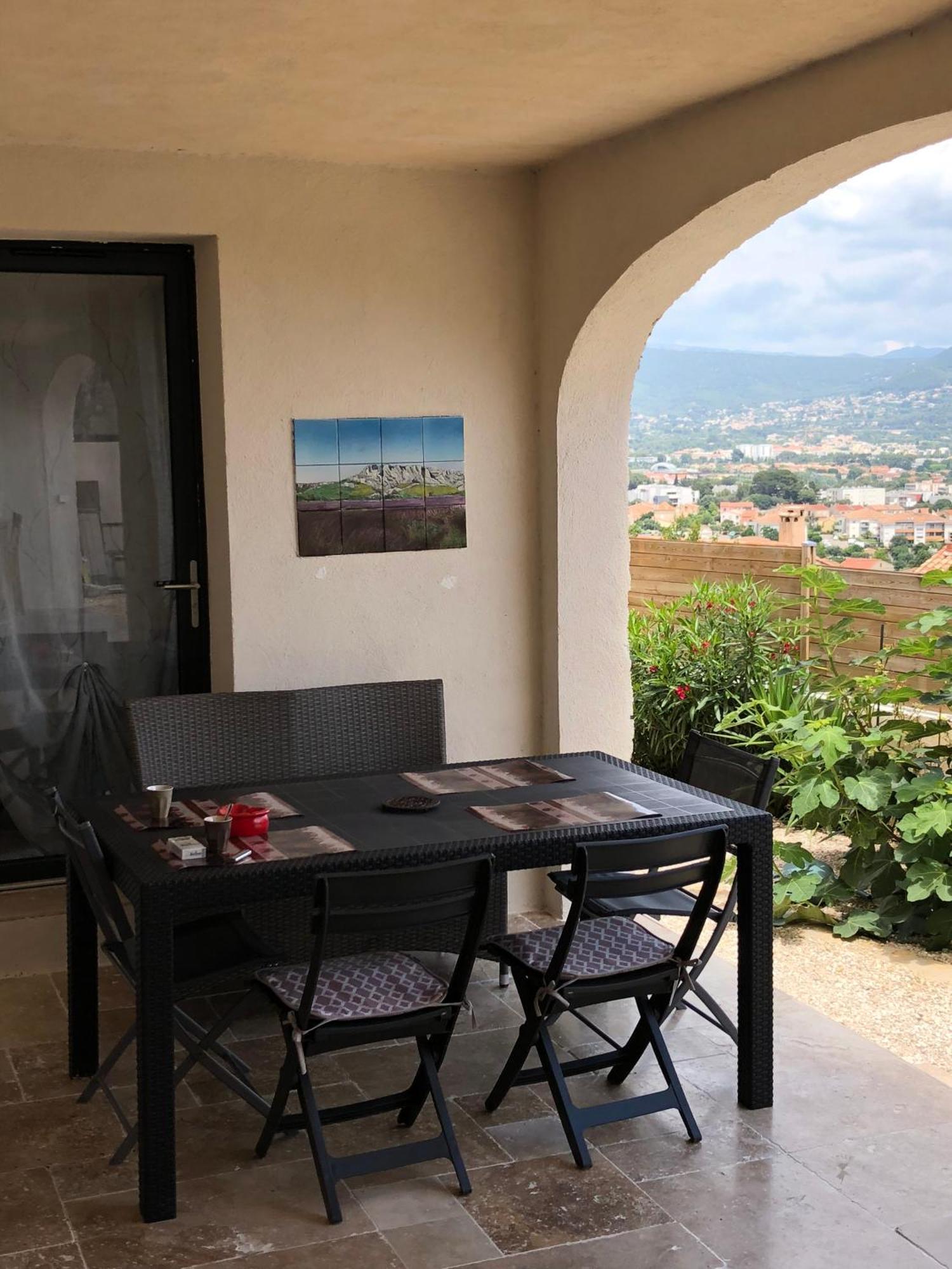 Rez-De-Villa Vue Mer Panoramique 4 P - Soleil Levant Λα Σιοτά Εξωτερικό φωτογραφία